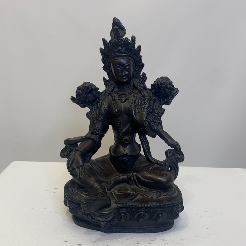 Ceramic Green Tara Goddess